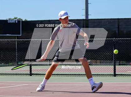 Thumbnail 1 in Lake Travis vs Memorial (UIL 6A Team Tennis Semifinal) photogallery.