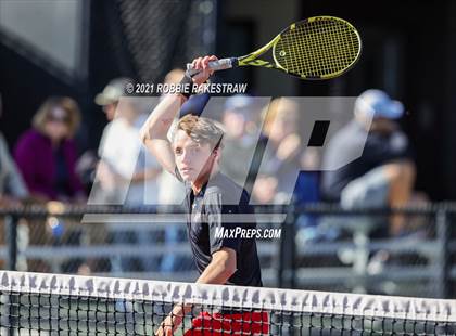 Thumbnail 2 in Lake Travis vs Memorial (UIL 6A Team Tennis Semifinal) photogallery.