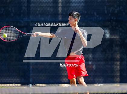 Thumbnail 1 in Lake Travis vs Memorial (UIL 6A Team Tennis Semifinal) photogallery.