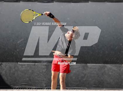 Thumbnail 2 in Lake Travis vs Memorial (UIL 6A Team Tennis Semifinal) photogallery.