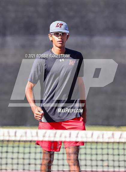 Thumbnail 2 in Lake Travis vs Memorial (UIL 6A Team Tennis Semifinal) photogallery.