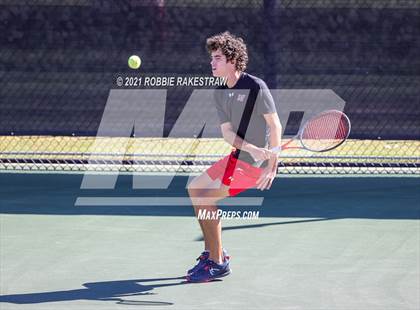 Thumbnail 3 in Lake Travis vs Memorial (UIL 6A Team Tennis Semifinal) photogallery.