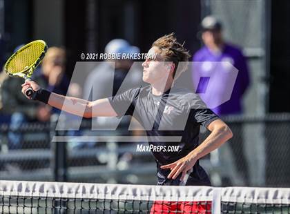 Thumbnail 3 in Lake Travis vs Memorial (UIL 6A Team Tennis Semifinal) photogallery.