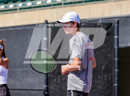 Thumbnail 3 in Lake Travis vs Memorial (UIL 6A Team Tennis Semifinal) photogallery.