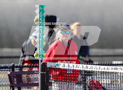 Thumbnail 1 in Lake Travis vs Memorial (UIL 6A Team Tennis Semifinal) photogallery.