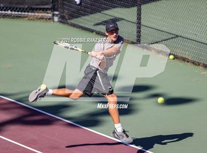 Thumbnail 1 in Lake Travis vs Memorial (UIL 6A Team Tennis Semifinal) photogallery.