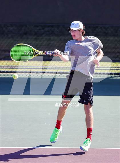 Thumbnail 1 in Lake Travis vs Memorial (UIL 6A Team Tennis Semifinal) photogallery.