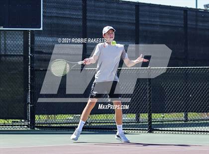 Thumbnail 1 in Lake Travis vs Memorial (UIL 6A Team Tennis Semifinal) photogallery.