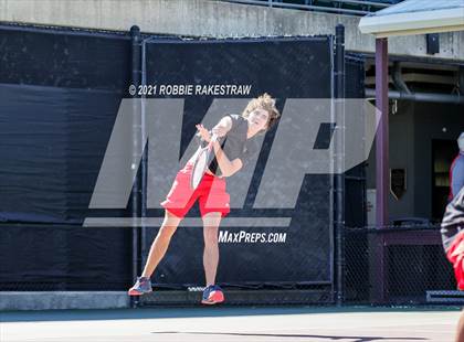 Thumbnail 3 in Lake Travis vs Memorial (UIL 6A Team Tennis Semifinal) photogallery.