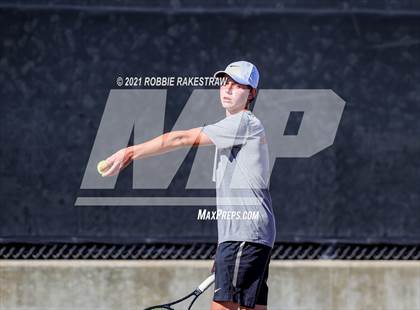 Thumbnail 2 in Lake Travis vs Memorial (UIL 6A Team Tennis Semifinal) photogallery.