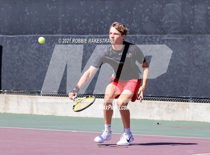 Thumbnail 2 in Lake Travis vs Memorial (UIL 6A Team Tennis Semifinal) photogallery.