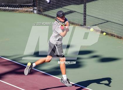 Thumbnail 3 in Lake Travis vs Memorial (UIL 6A Team Tennis Semifinal) photogallery.