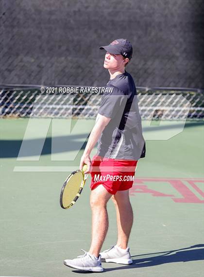 Thumbnail 1 in Lake Travis vs Memorial (UIL 6A Team Tennis Semifinal) photogallery.
