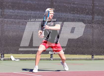 Thumbnail 1 in Lake Travis vs Memorial (UIL 6A Team Tennis Semifinal) photogallery.
