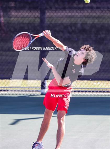Thumbnail 1 in Lake Travis vs Memorial (UIL 6A Team Tennis Semifinal) photogallery.