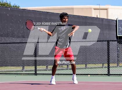 Thumbnail 1 in Lake Travis vs Memorial (UIL 6A Team Tennis Semifinal) photogallery.
