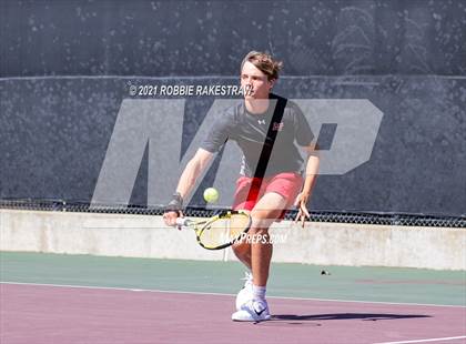 Thumbnail 1 in Lake Travis vs Memorial (UIL 6A Team Tennis Semifinal) photogallery.