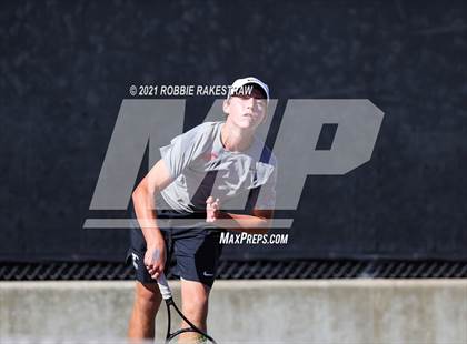 Thumbnail 1 in Lake Travis vs Memorial (UIL 6A Team Tennis Semifinal) photogallery.