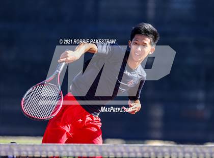 Thumbnail 1 in Lake Travis vs Memorial (UIL 6A Team Tennis Semifinal) photogallery.