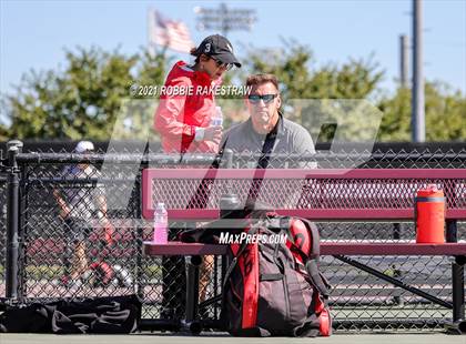 Thumbnail 3 in Lake Travis vs Memorial (UIL 6A Team Tennis Semifinal) photogallery.