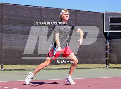 Thumbnail 2 in Lake Travis vs Memorial (UIL 6A Team Tennis Semifinal) photogallery.