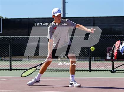 Thumbnail 2 in Lake Travis vs Memorial (UIL 6A Team Tennis Semifinal) photogallery.
