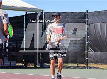 Thumbnail 2 in Lake Travis vs Memorial (UIL 6A Team Tennis Semifinal) photogallery.