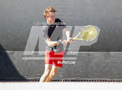 Thumbnail 3 in Lake Travis vs Memorial (UIL 6A Team Tennis Semifinal) photogallery.