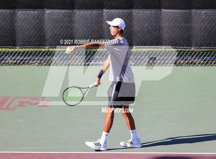 Thumbnail 2 in Lake Travis vs Memorial (UIL 6A Team Tennis Semifinal) photogallery.