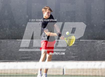 Thumbnail 1 in Lake Travis vs Memorial (UIL 6A Team Tennis Semifinal) photogallery.