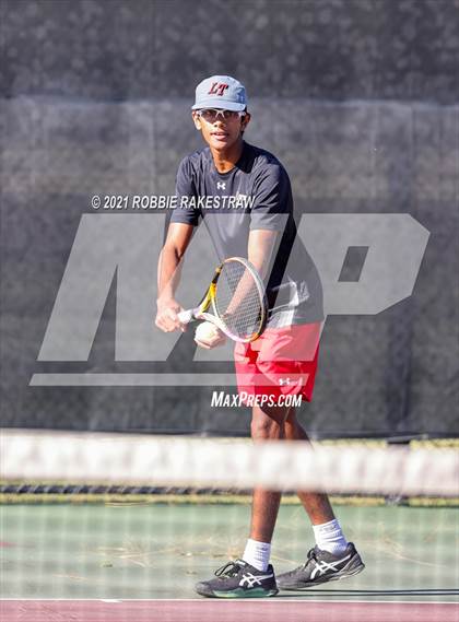 Thumbnail 2 in Lake Travis vs Memorial (UIL 6A Team Tennis Semifinal) photogallery.