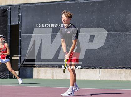 Thumbnail 2 in Lake Travis vs Memorial (UIL 6A Team Tennis Semifinal) photogallery.