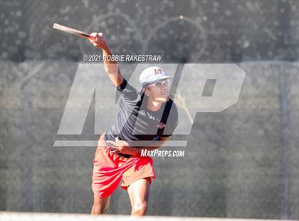 Thumbnail 3 in Lake Travis vs Memorial (UIL 6A Team Tennis Semifinal) photogallery.