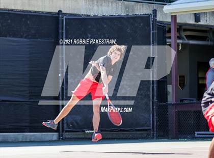 Thumbnail 1 in Lake Travis vs Memorial (UIL 6A Team Tennis Semifinal) photogallery.