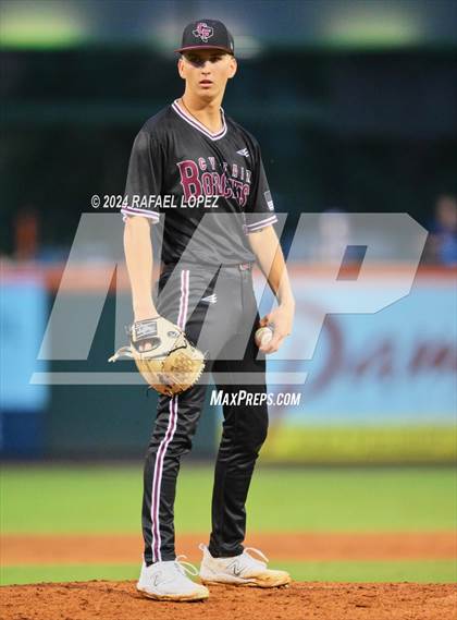 Thumbnail 2 in Cy-Fair vs. Pearland (UIL Baseball 6A Region 3 Regional Final) photogallery.