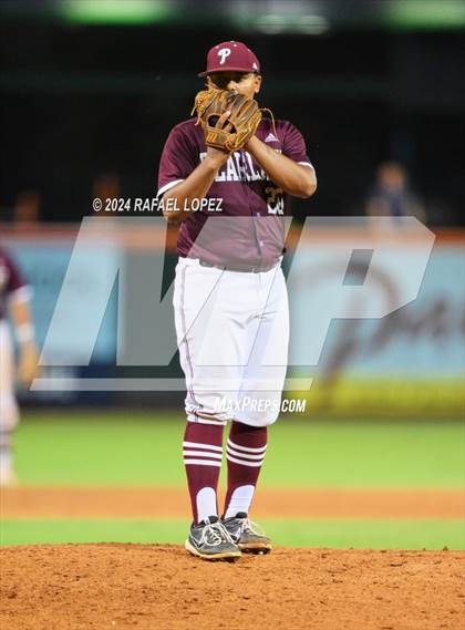 Thumbnail 2 in Cy-Fair vs. Pearland (UIL Baseball 6A Region 3 Regional Final) photogallery.