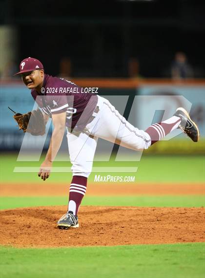 Thumbnail 3 in Cy-Fair vs. Pearland (UIL Baseball 6A Region 3 Regional Final) photogallery.