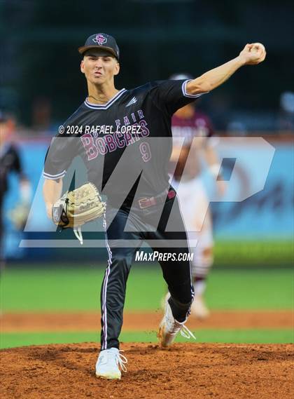 Thumbnail 1 in Cy-Fair vs. Pearland (UIL Baseball 6A Region 3 Regional Final) photogallery.