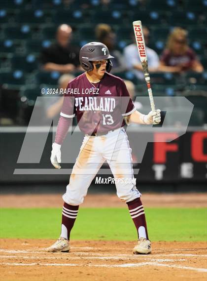 Thumbnail 2 in Cy-Fair vs. Pearland (UIL Baseball 6A Region 3 Regional Final) photogallery.