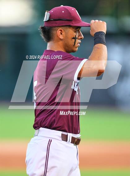 Thumbnail 3 in Cy-Fair vs. Pearland (UIL Baseball 6A Region 3 Regional Final) photogallery.