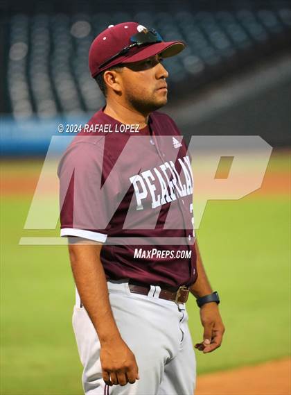 Thumbnail 2 in Cy-Fair vs. Pearland (UIL Baseball 6A Region 3 Regional Final) photogallery.