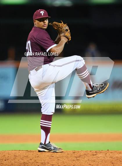 Thumbnail 3 in Cy-Fair vs. Pearland (UIL Baseball 6A Region 3 Regional Final) photogallery.