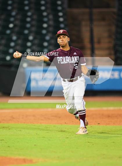 Thumbnail 2 in Cy-Fair vs. Pearland (UIL Baseball 6A Region 3 Regional Final) photogallery.
