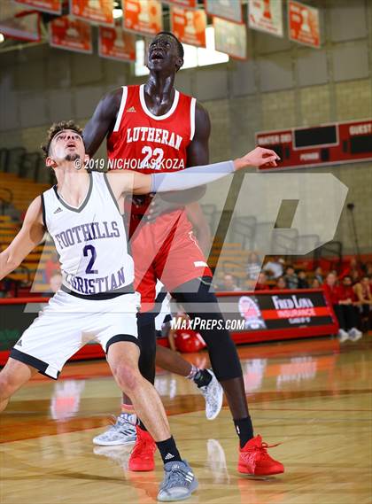 Thumbnail 3 in Foothills Christian vs. Orange Lutheran (Nike Extravaganza) photogallery.