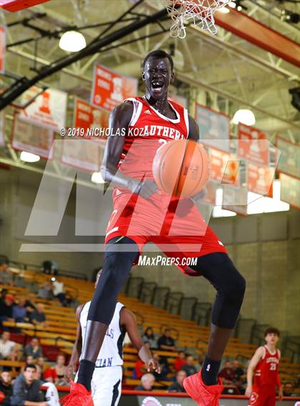 Thumbnail 3 in Foothills Christian vs. Orange Lutheran (Nike Extravaganza) photogallery.