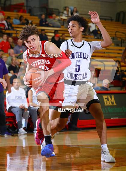 Thumbnail 1 in Foothills Christian vs. Orange Lutheran (Nike Extravaganza) photogallery.