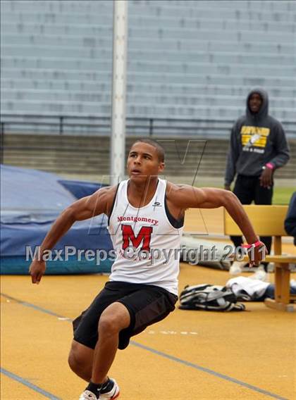 Thumbnail 1 in CIF NCS Masters Track & Field Championships (Boys High Jump) photogallery.