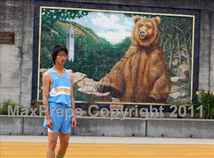 Thumbnail 1 in CIF NCS Masters Track & Field Championships (Boys High Jump) photogallery.