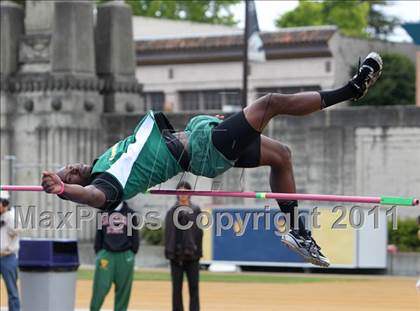 Thumbnail 1 in CIF NCS Masters Track & Field Championships (Boys High Jump) photogallery.