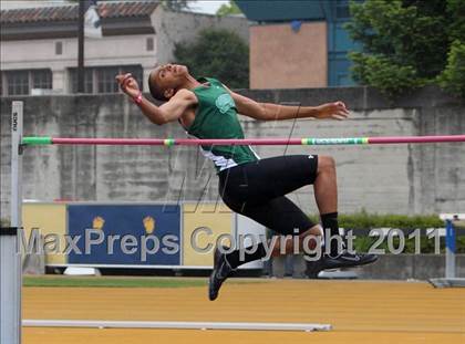 Thumbnail 1 in CIF NCS Masters Track & Field Championships (Boys High Jump) photogallery.
